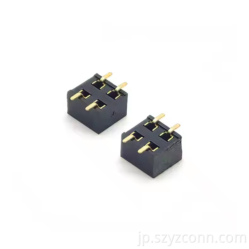 2.54mm Pitch Female Header Dual Row SMT H3.5 U TYPE (1)